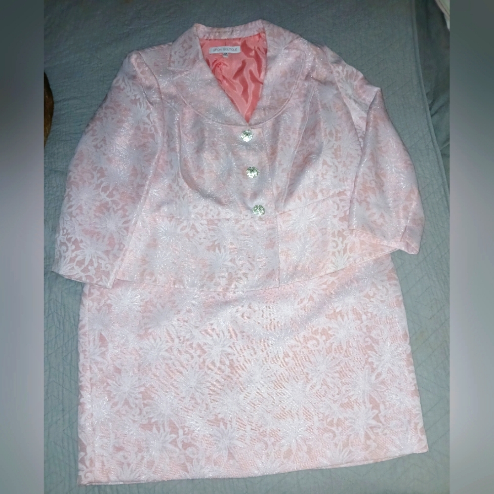 Nipon Boutique 2 pc. Suit 3/4 Sleeve Sz 16W EUC